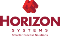 Horizon Systems logo with H Cube and "Smarter Process Solutions" tagline